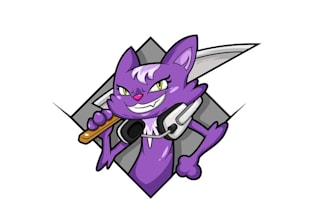 make genuine mascot sponsored gamer logo