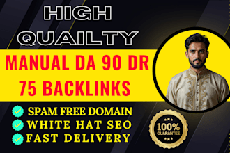 increase your sites ranking with premium da 90 dr 70 backlinks