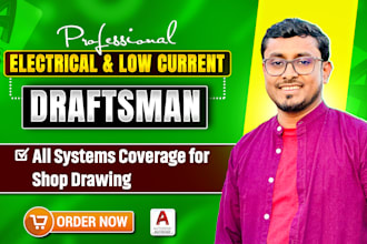 create electrical shop drawing for all systems