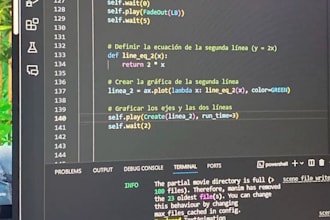 develop python applications, scripts, automation and code debugging