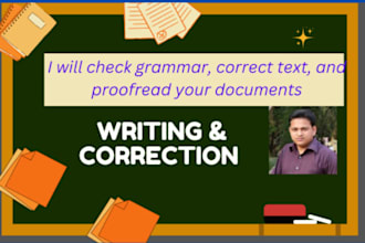 check grammar, correct text, and proofread your documents