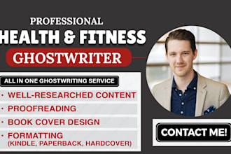 ghostwrite medical, health and fitness ebook wellness book and ebooks