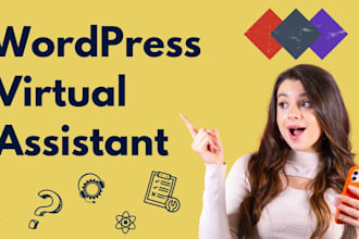 be your wordpress virtual assistant VA