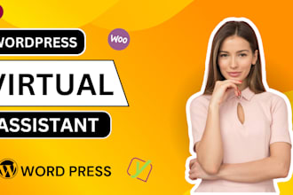 be your wordpress  virtual assistant VA