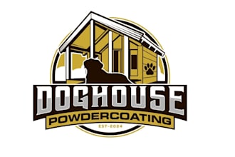 create an unique dog house logo for your company