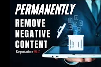 permanently remove mugshots, articles, cases, negative links, news from google