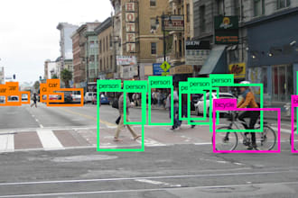 do yolo object detection, object segmentation and object tracking project