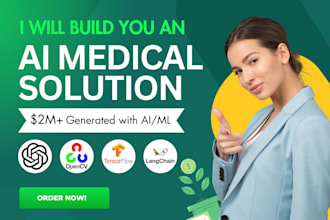 build hipaa, medical, biomedical, healthcare, clinical ai solution