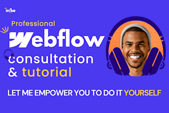 teach you webflow webflow consultant webflow tutor webflow consultation tutorial