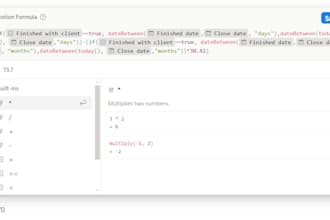 help you with complex notion formulas and databases