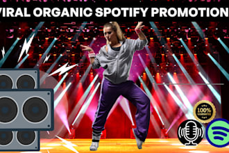 do viral organic spotify promotion podcast music organic promotion