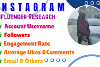 do conduct instagram influencer research