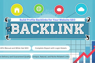 manually build social profile backlinks for your SEO link building