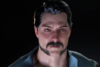 realistic 3d character realistic 3d game model 3d human model character rig