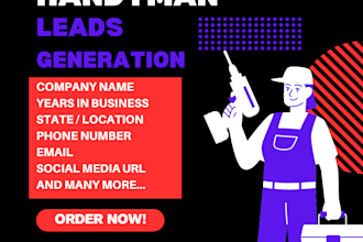 do b2b handyman  business leads leads generation