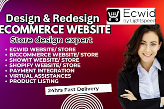 setup ecwid store design ecwid ecommerce ecwid lightspeed etsy SEO expert ecwid