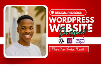 build wordpress website elementor website wordpress website development