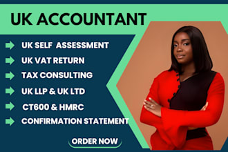 file UK self assessment, llp, ltd company, hmrc returns, UK vat, and tax filing