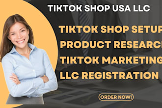 create USA llc tiktok shop, non USA llc tiktok shop, tiktok shop setup with ein