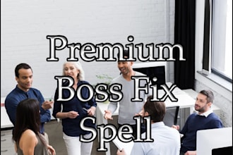 cast boss fix spell, seize the respect and applause you have earned at work