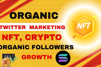 twitter x marketing for crypto and nft organic real followers growth