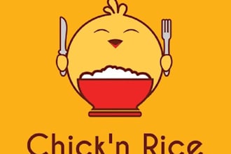design a awesome delicious restaurant logo for chicken rice