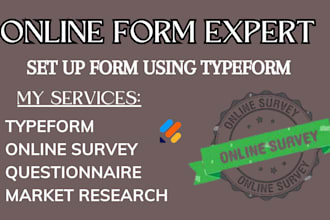 create online survey using typeform and google form