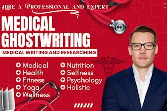 ghostwrite health and fitness, nursing or medical ebook and lead magnet