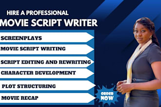 do screenplay writer, screenwriting, movie script writing, scriptwriter, script