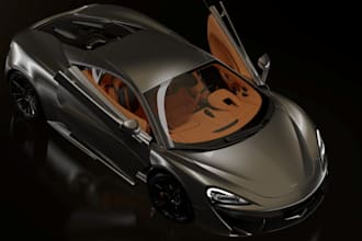 mold 3d realistic car for animation,fusion 360 model,3d rigging,vehicle interior