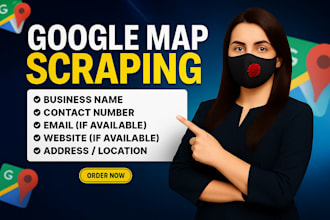 do b2b lead generation, find email address and google map scraping