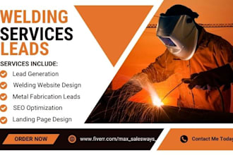 welding service leads welding landing page welding website metal fabrication