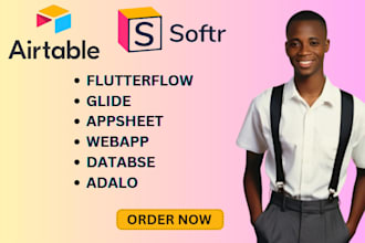 be your airtable, appsheet, softr, flutterflow and glide