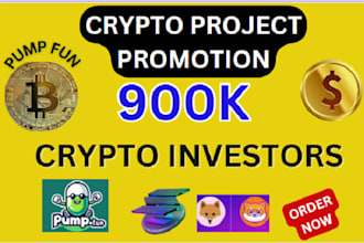 crypto coins promotion, x marketing pump fun token solana memes coin promotion