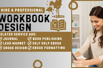 design mental health workbook journal planner tracker, esty journal, amazon KDP
