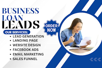business loan leads, website mca loan leads, website mca business leads, website