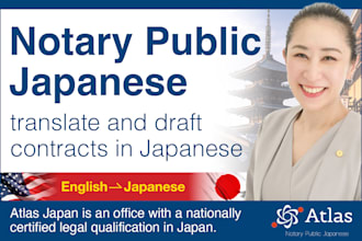 translate and draft contracts in japanese