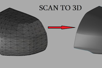 convert your scan to 3d cad model in fast and quality manner