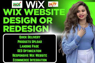 wix website design wix website redesign online store design fashion store wix