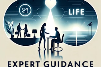 give relationship advice, career coach and life coach