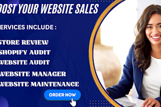 website audit website maintenance website manager shopify audit store review