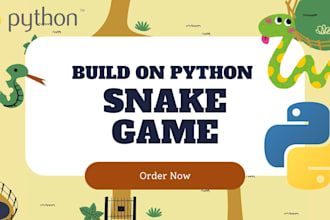 create a gui based snake game in python