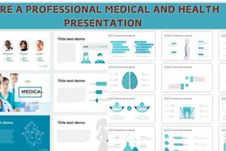 design unique medical and health powerpoint presentation business academic slide