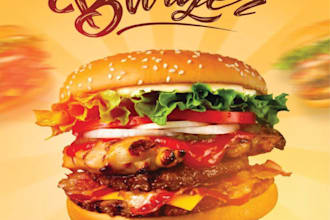 do restaurant menu design, modern food menu