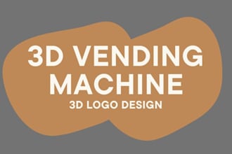 3d vending machine logo, car wraps