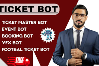 build bls appointment bot, script bls, vfs bot, tls bot, autofill bot,ticket bot