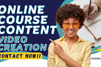 create excel training online course curriculum content ppt video course creation