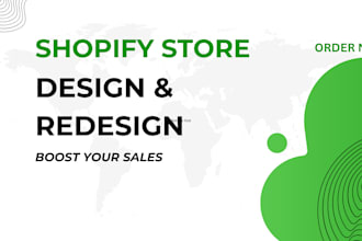 be shopify store developer, store design and redesign