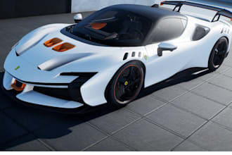 do custom 3d car model, vehicle model, 3d rendering, cfd, fivem for any purpose