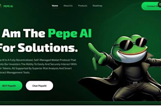 design meme coin website crypto website memecoin website meme coin landing  page